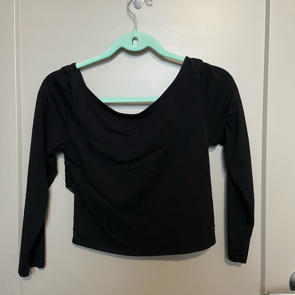 American Eagle Crop with Lace Back!